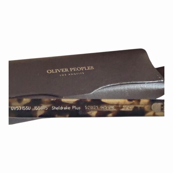 Oliver Peoples Sheldrake Plus Semi Matte Denim Semi Matte Hickory 52-21 145 3N - Picture 8 of 11